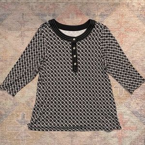 Charter Club 3/4 Sleeve Dressy Tunic Top